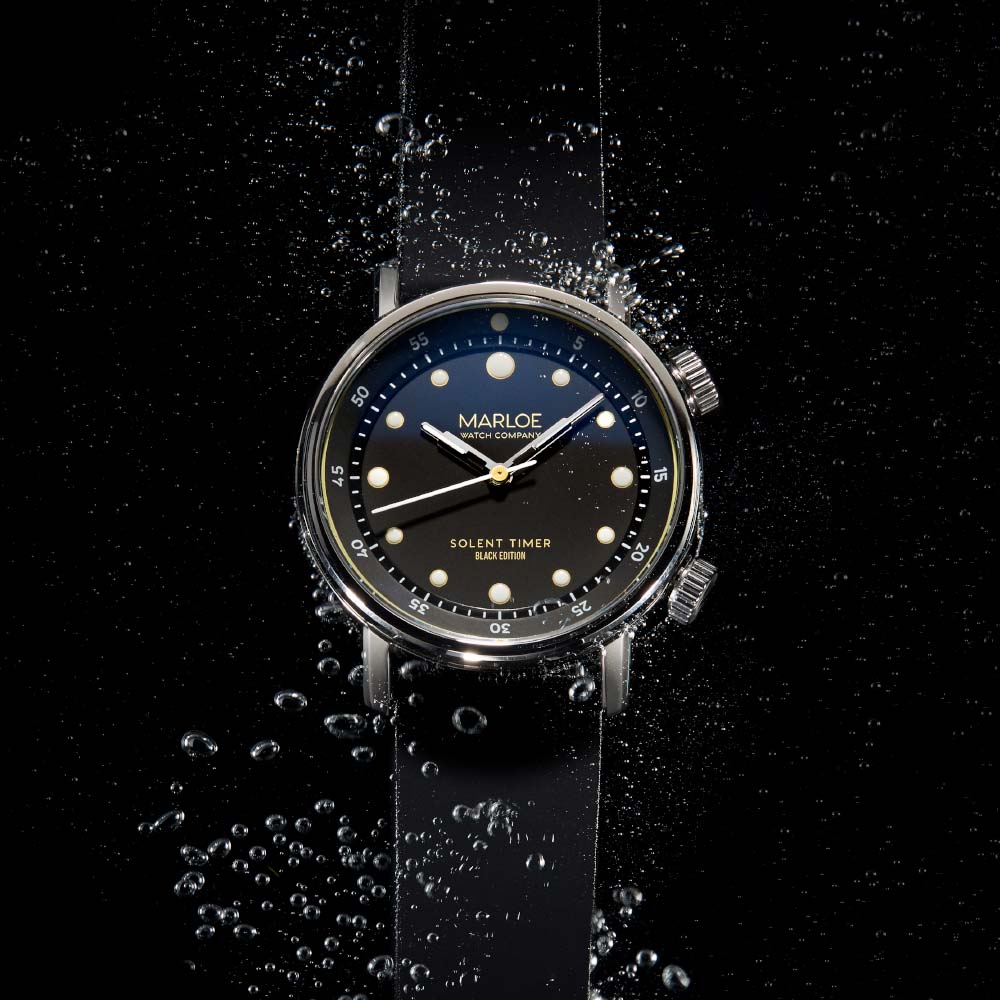 Solent Timer - Black Edition (Seconds Stock)